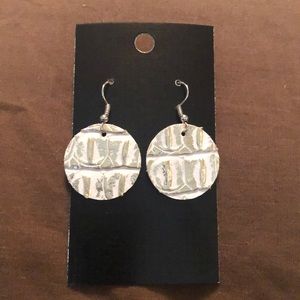 Leather earrings!